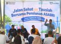 ASABRI Cabang Lhokseumawe berkolaborasi dengan sejumlah mitra menghadirkan jalan sehat, pemeriksaan kesehatan gratis, dan bazar sembako murah bagi pensiunan.