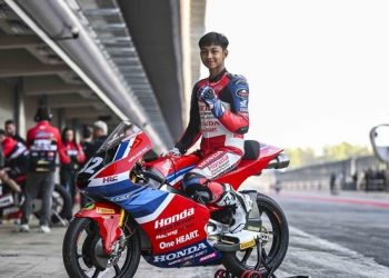Kiandra Ramadhipa mengakhiri Moto3 Junior FIM World Championship 2026 di posisi kelima klasemen dengan 146 poin setelah meraih podium di Misano.