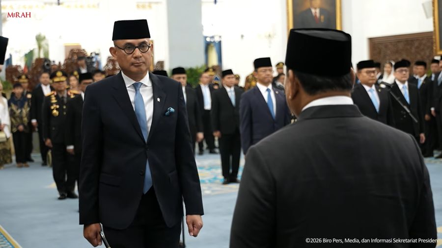 Prabowo Lantik Arrmanatha Nasir Jadi Menteri Luar Negeri
