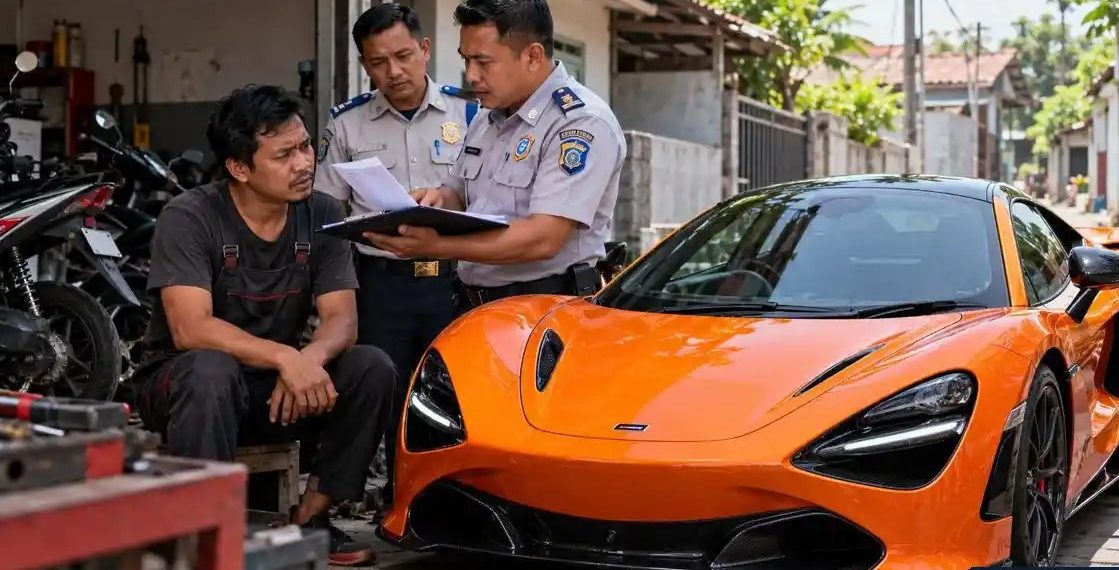 Mekanik di Tangerang Kena Tagihan Pajak McLaren Rp137 Juta, Kok Bisa?