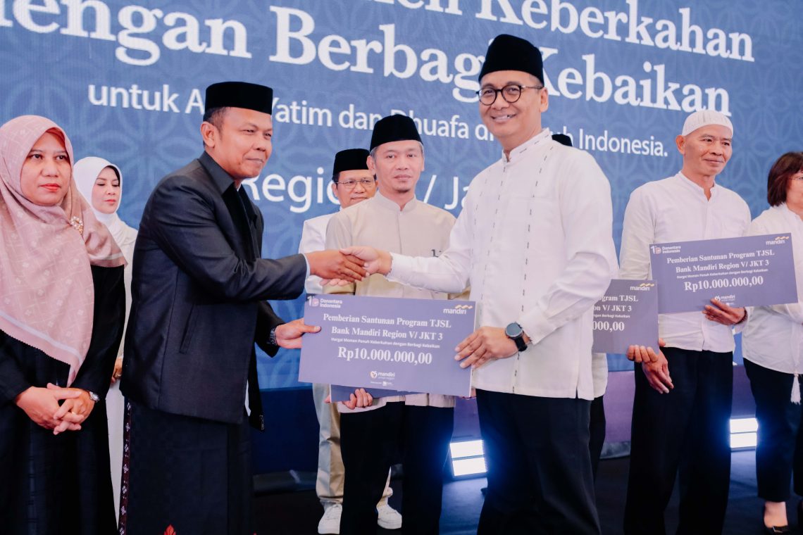 Bank Mandiri Region V/Jakarta 3 Hosts Ramadan Iftar, Distributes Aid and Free Circumcision Program