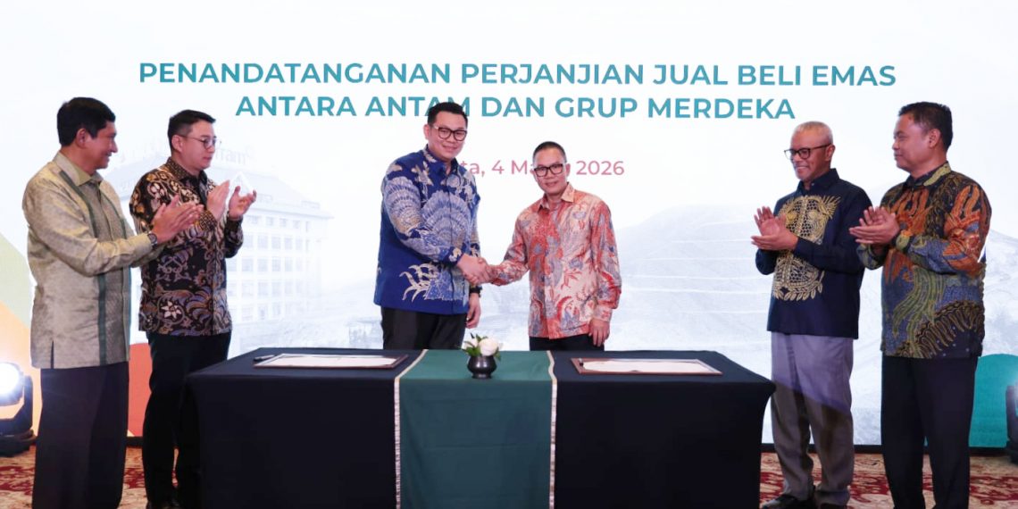 ANTAM Secures National Gold Supply with 6-Ton Annual Deal with Merdeka Group
