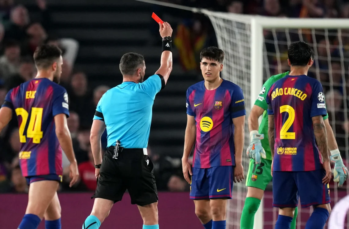 Barcelona Falls to Atletico Madrid After Cubarsí Red Card