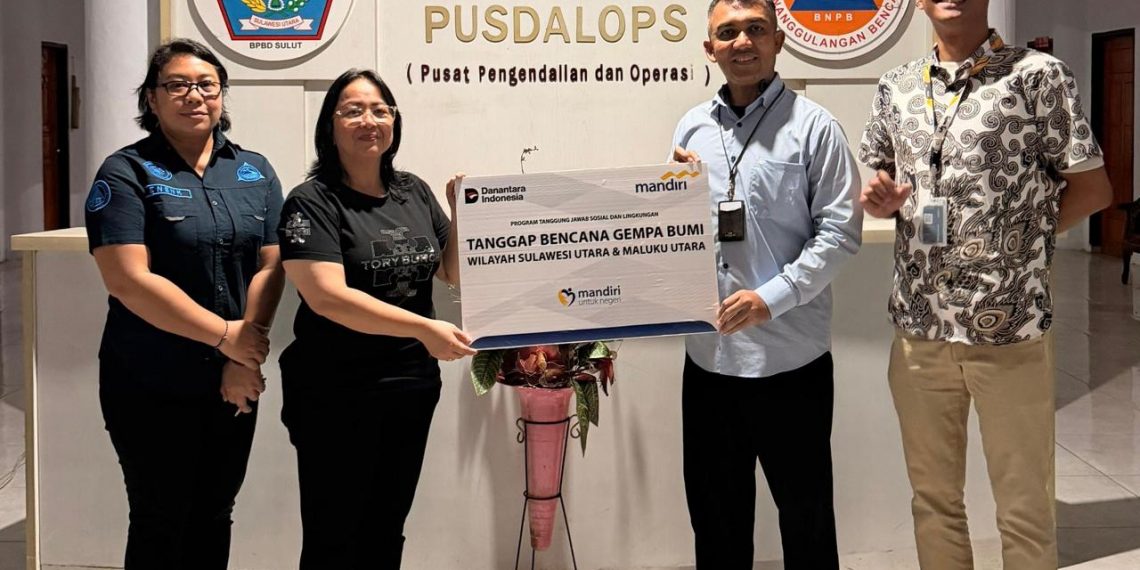 Bank Mandiri Responds Quickly to 7.6 Magnitude Quake in North Sulawesi and Maluku