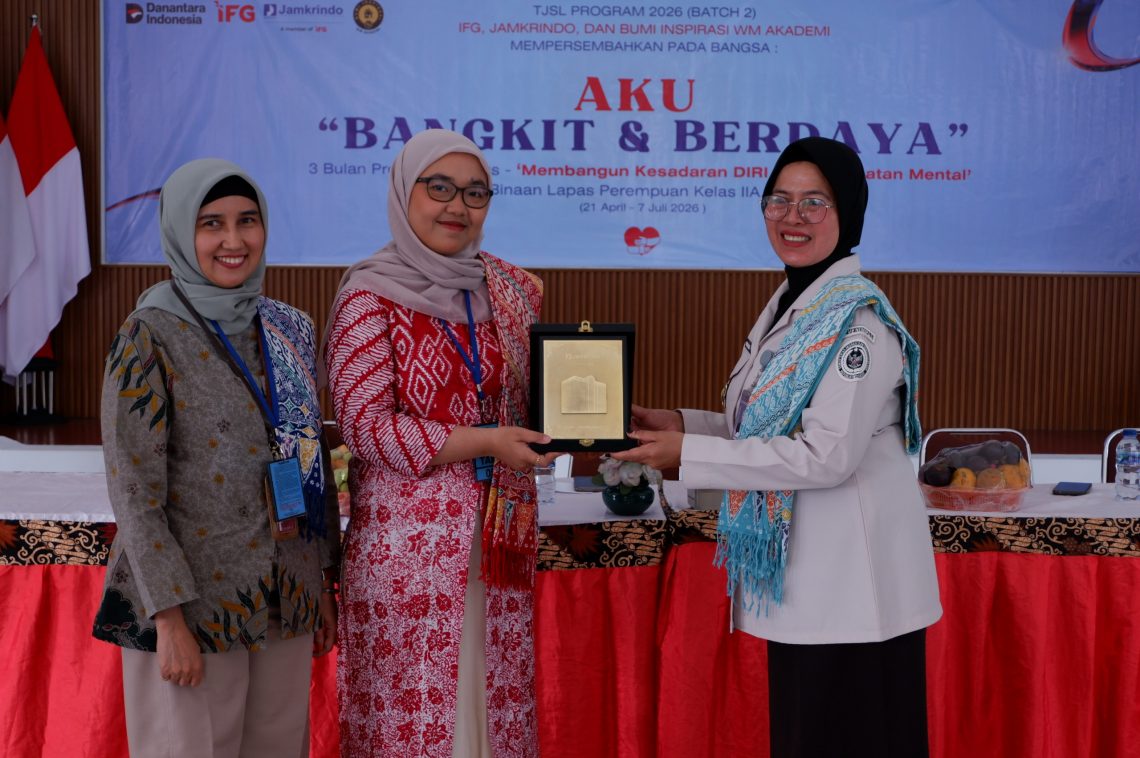 Jamkrindo Marks Kartini Day with “Aku Bangkit dan Berdaya” Program at Tangerang Women’s Prison