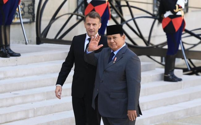 Prabowo Meets Macron to Discuss Indonesia–France Defense Cooperation