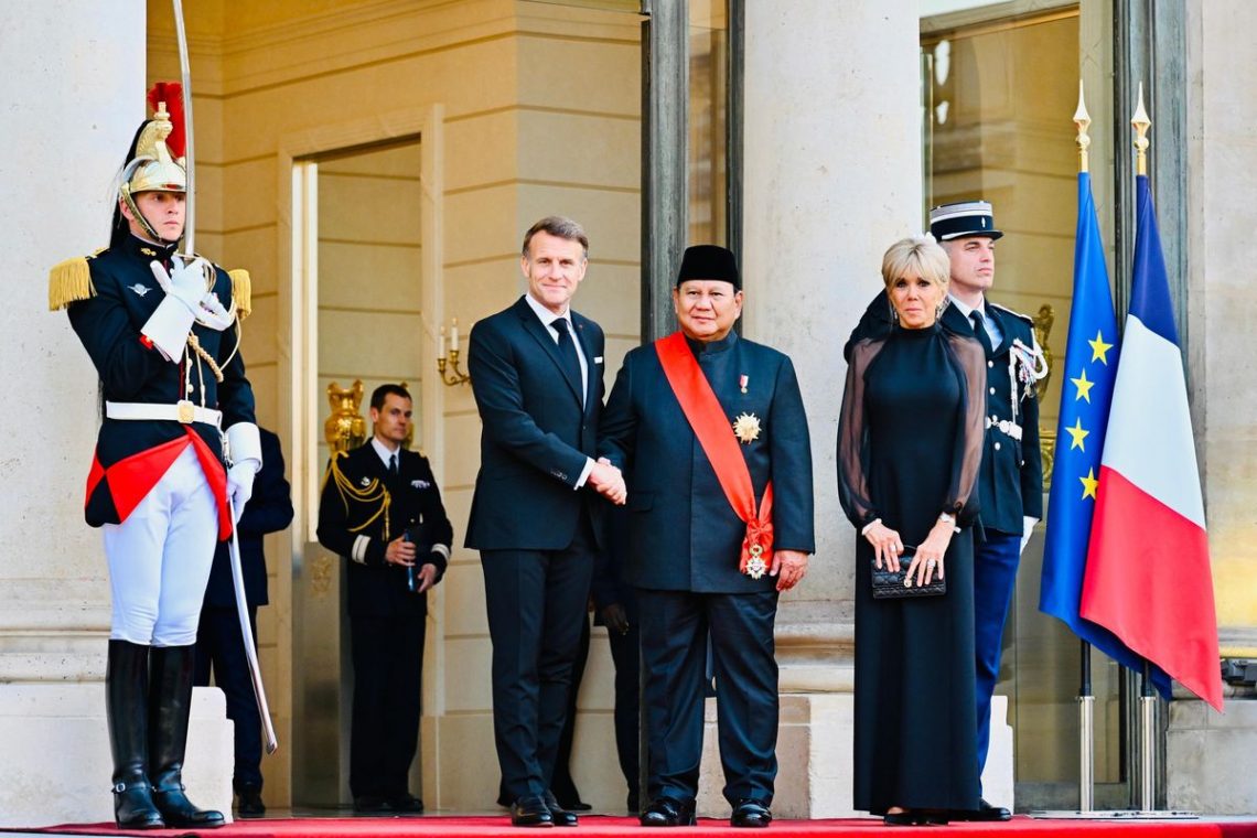 Prabowo and Macron Discuss Defense, Energy, and Palestine in Paris Meeting