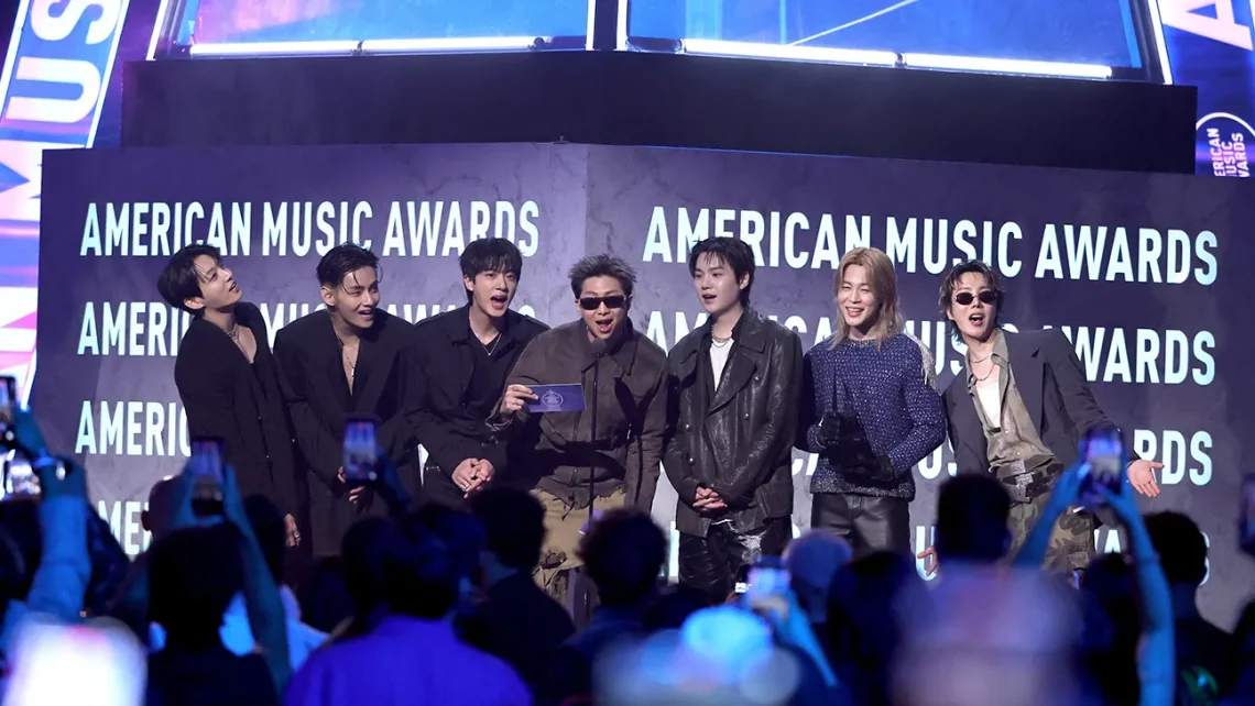 K-Pop Sweeps American Music Awards 2026 With 11 Total Wins, BTS Takes the Lead