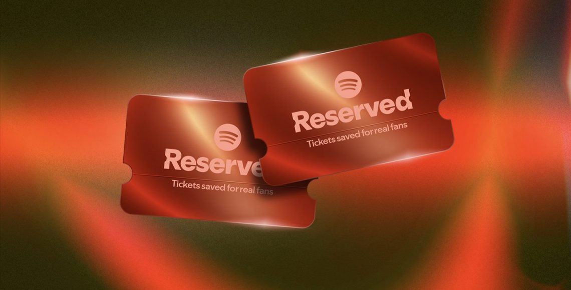 Spotify Launches ‘Reserved’ Feature for Loyal Fans to get Concert Tickets First