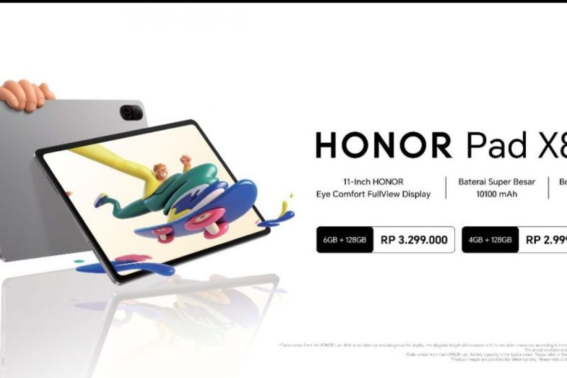 Honor Pad X8b Officially Launches in Indonesia Starting at Rp3 Million