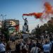 Protesters March Outside Israeli Embassy in Athens Over Gaza Conflict