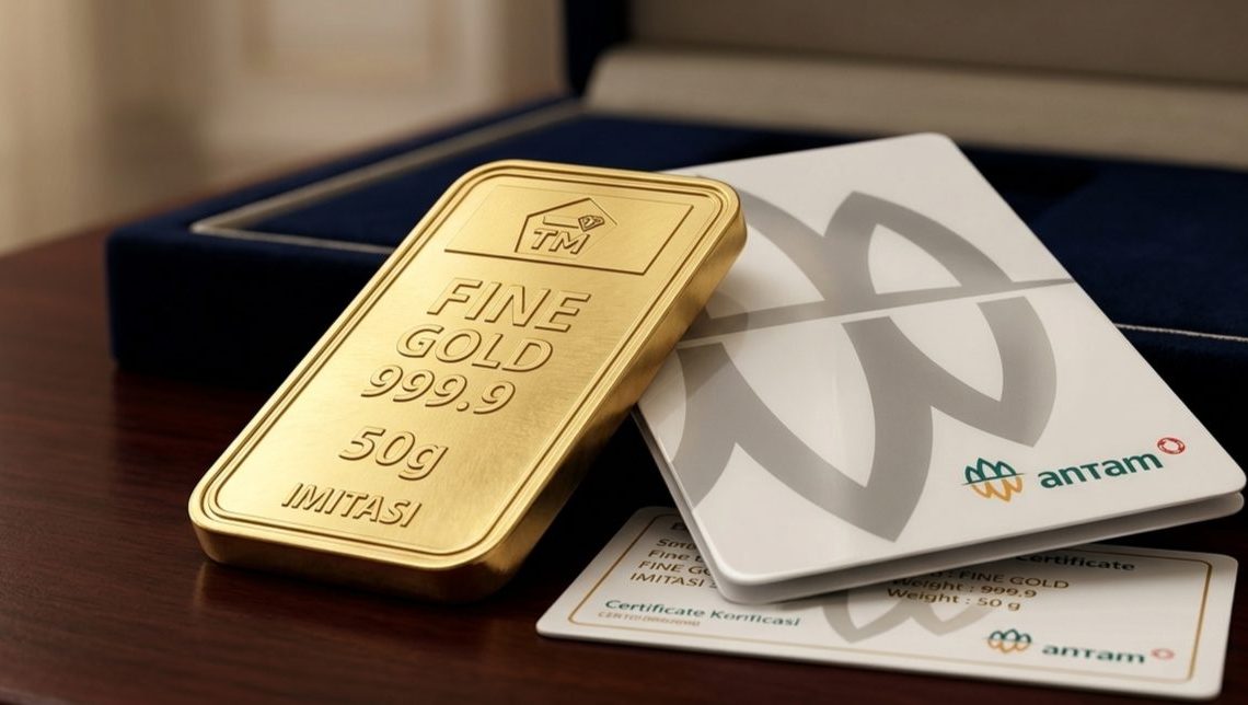 Antam Gold Weakens Again This Monday Morning, 1-Gram Price Falls to Rp2.819 Million