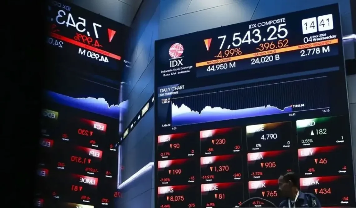 IHSG Closes Slightly Higher at 6,180 on Friday Trading Session