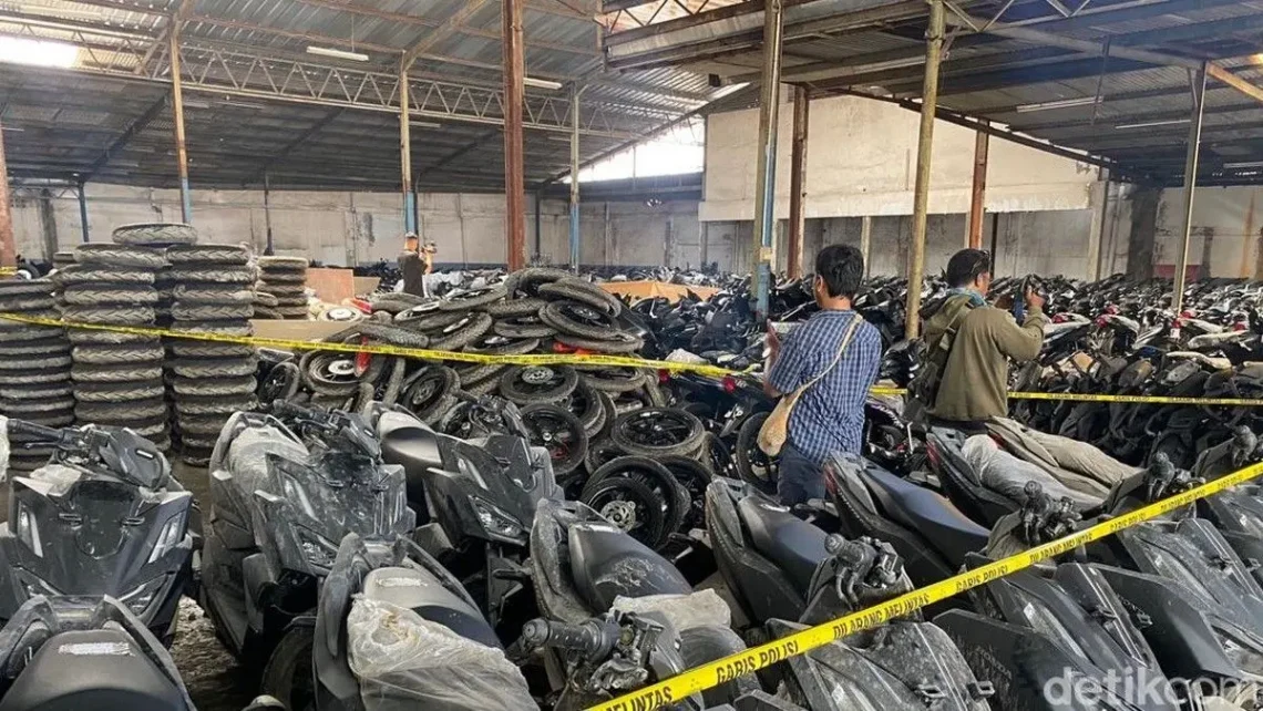 Police Bust Illegal Motorcycle Syndicate in South Jakarta, Seize 1,494 Vehicles