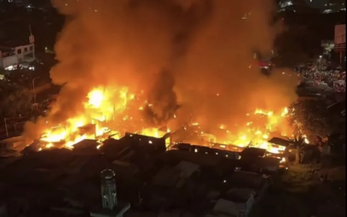Kemayoran Fire Destroys 250 Buildings, Hundreds of Residents Affected