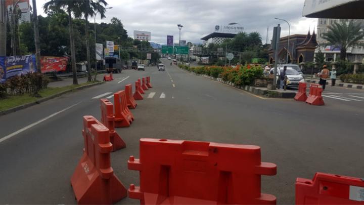Bogor Implements One-Way Traffic Scheme During Islamic New Year Holiday