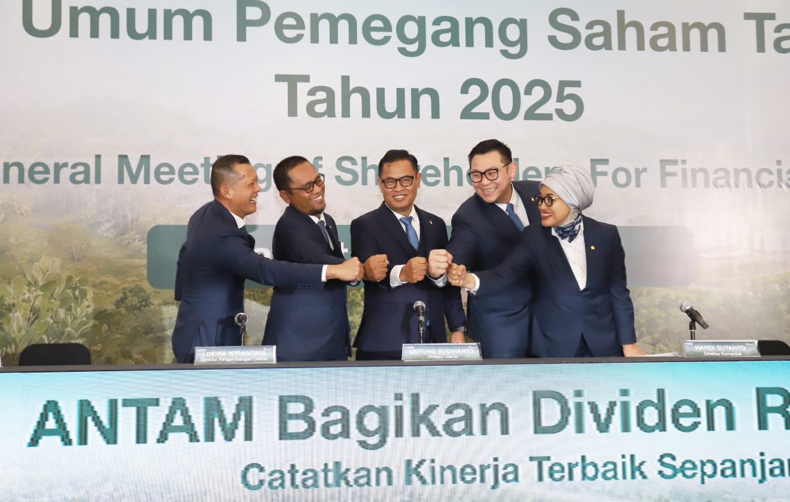ANTAM Distributes IDR 5.04 Trillion in Dividends from Fiscal Year 2025 Earnings