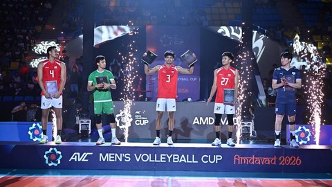 Indonesia Dominates AVC Men's Cup Awards as Boy Arnez Named MVP