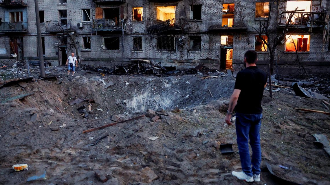 Russia Launches 20 Missile Strike on Kyiv, Killing at Least 5