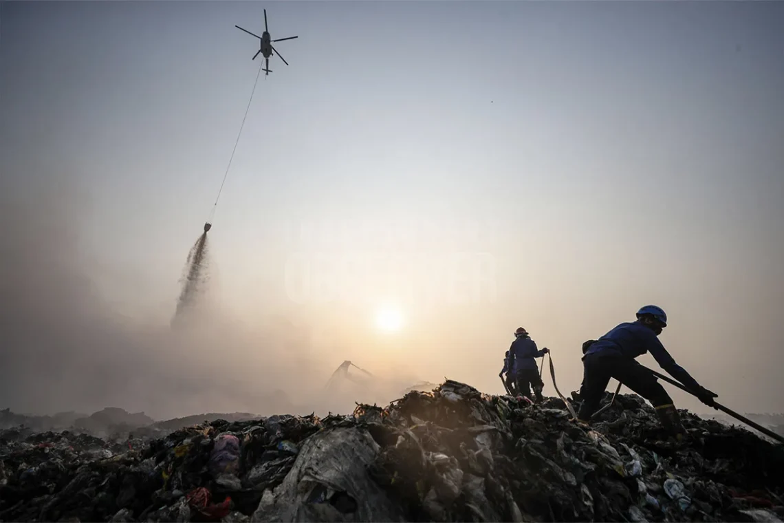 What Triggered the Jatiwaringin Landfill Fire?