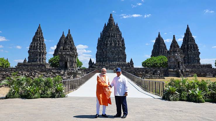 Prabowo, PM Modi Launch Prambanan Temple Restoration Project