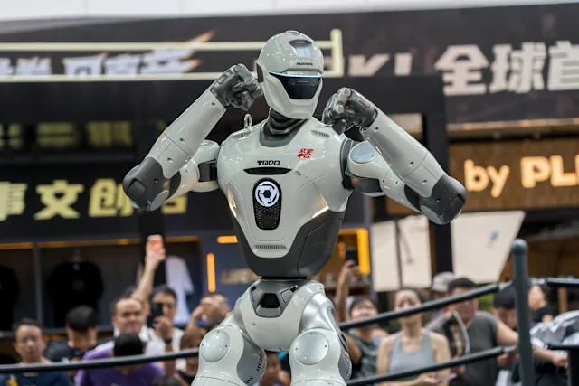 China Hosts World's First Humanoid Robot MMA Tournament