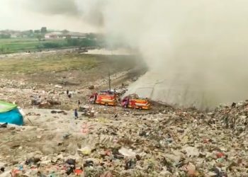 Tangerang Landfill Fire Spreads to 15 Hectares, 154 Residents Suffer Respiratory Illness