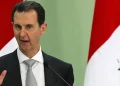 Syria's President Bashar al-Assad speaks during a press conference with Iraq's Prime Minister in Damascus on July 16, 2023. (AFP File Photo)