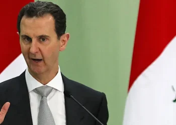 Syria's President Bashar al-Assad speaks during a press conference with Iraq's Prime Minister in Damascus on July 16, 2023. (AFP File Photo)