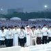 Thousands Gather at Jakarta's Monas for National Prayer Ahead of Independence Month