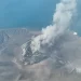 A drone view shows Mount Anak Krakatau volcano spewing hot ash during an eruption, in South Lampung, Lampung province, Indonesia, September 5. —Reuters