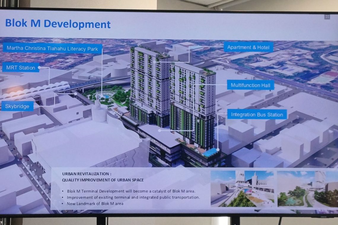 MRT Jakarta Plans Major Blok M Revamp With Towers and Skybridge