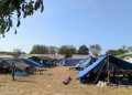 Evacuation post in Reo, Reok District, Manggarai Regency (KOMPAS.com/APOLONIA INERU BAHALI)