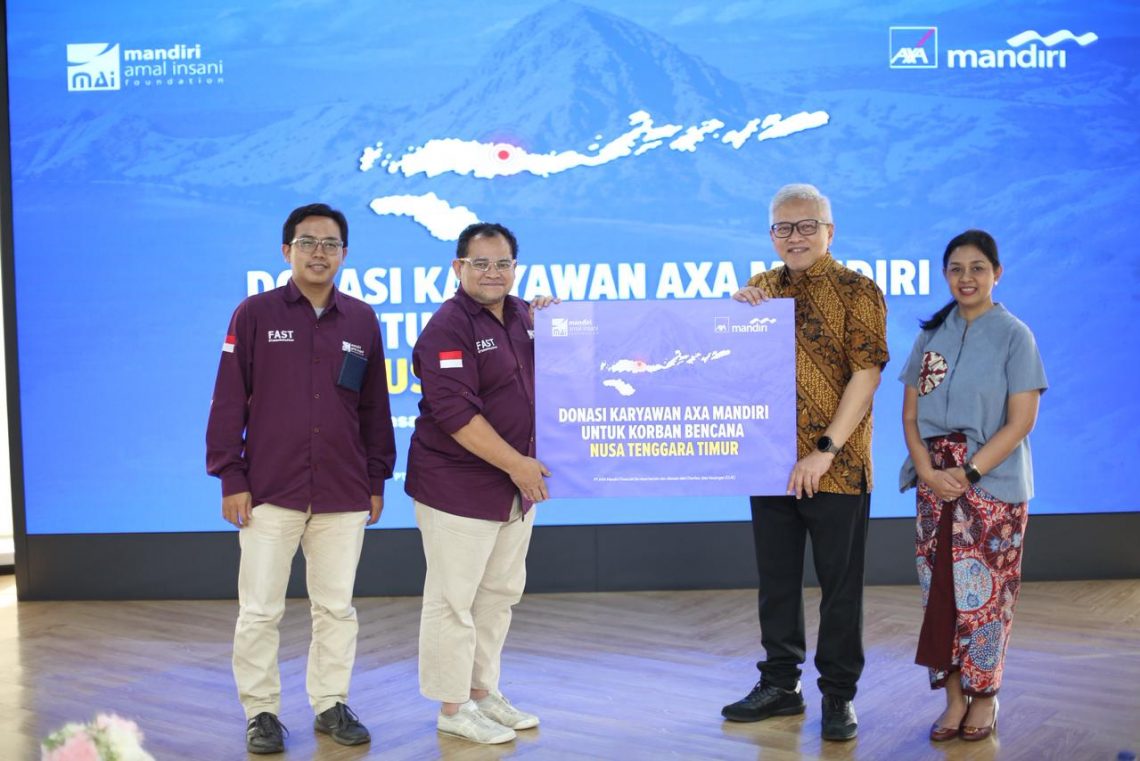 AXA Mandiri Employees Raise Rp50 Million for NTT Earthquake Survivors