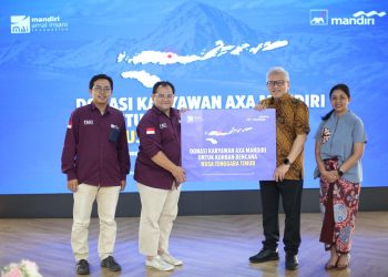 AXA Mandiri Employees Raise Rp50 Million for NTT Earthquake Survivors