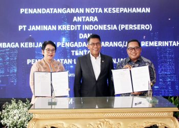 Jamkrindo, LKPP Sign MoU to Strengthen Government Procurement Ecosystem
