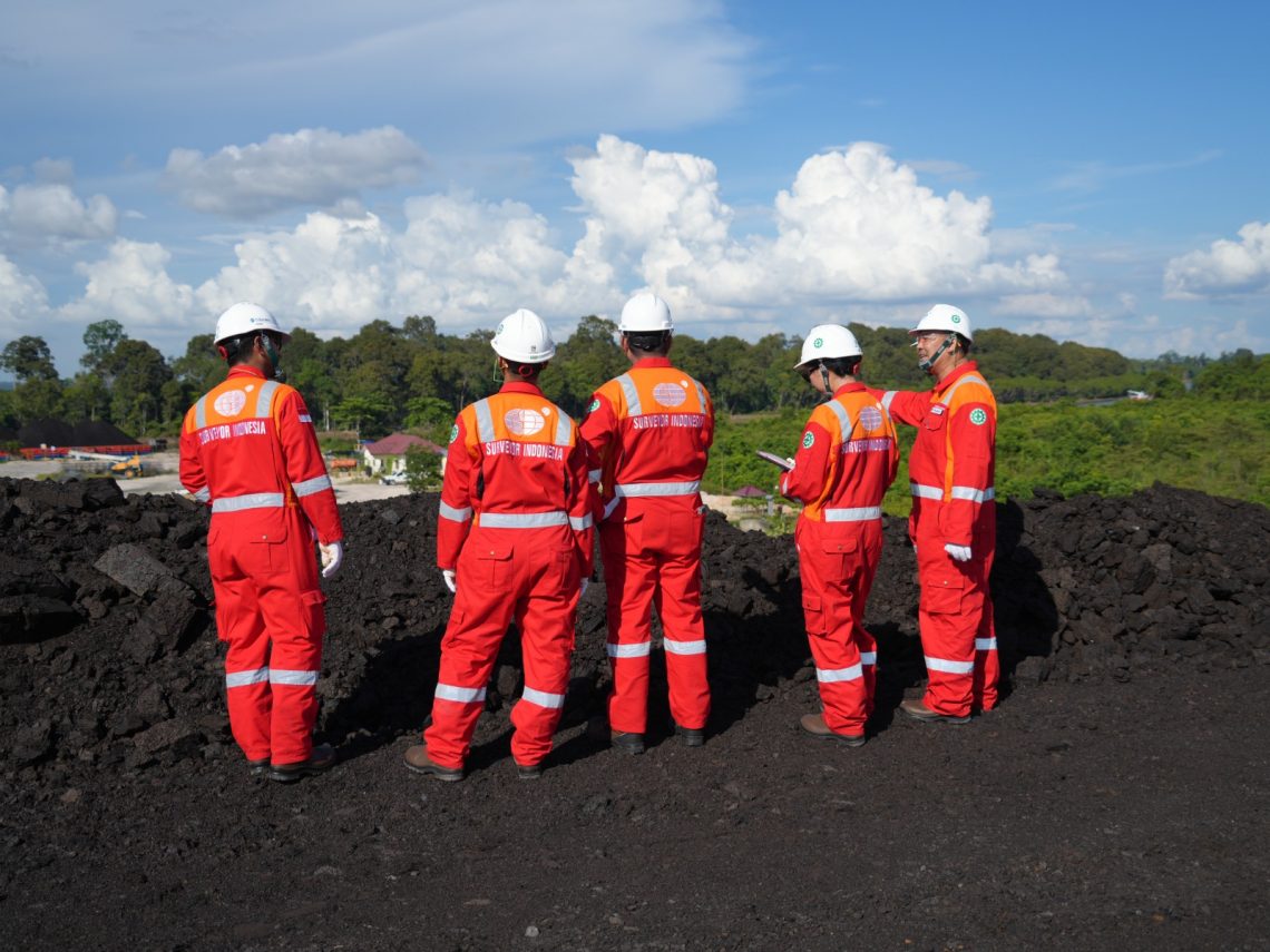 PT Surveyor Indonesia's activities in the mining sector. (PTSI)