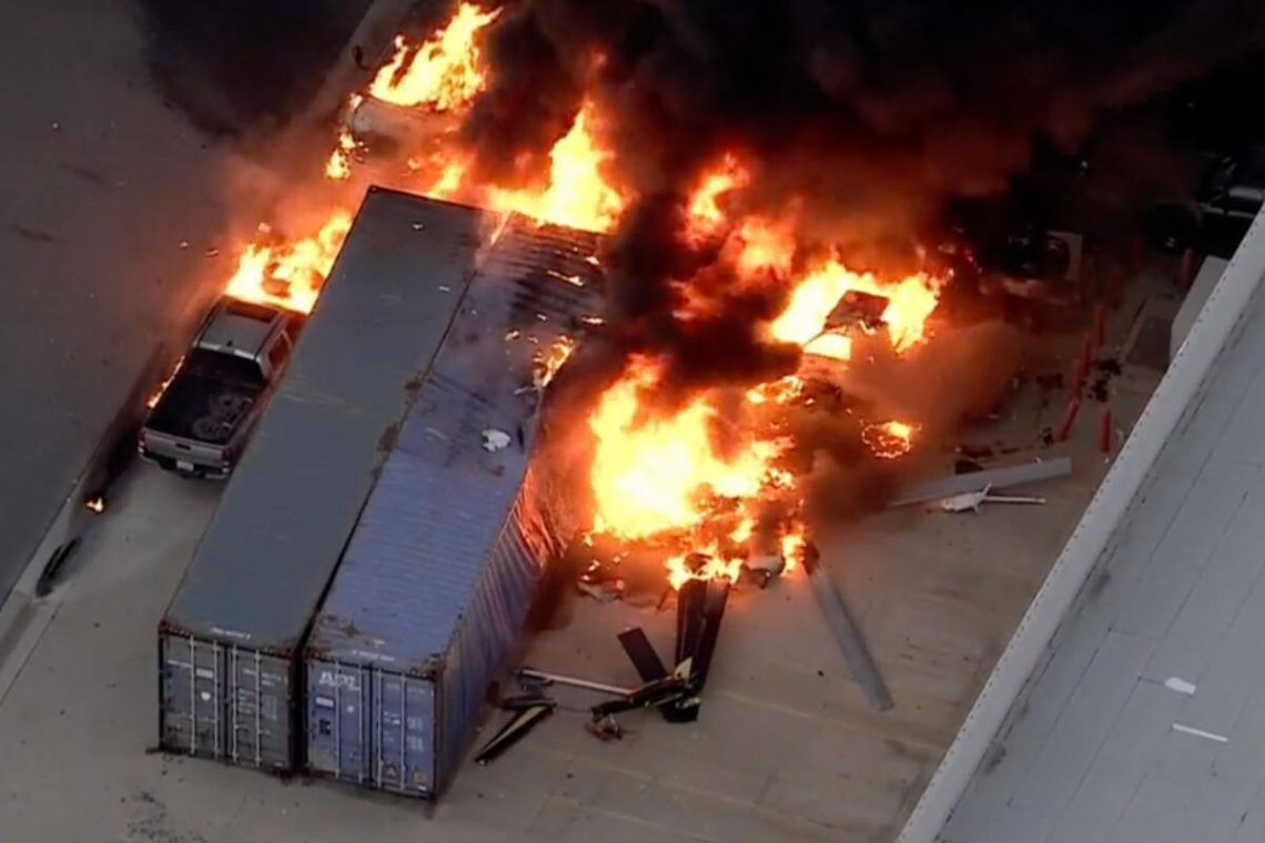 Los Angeles Helicopter Crash Leaves 1 Dead Near Fatal Bus Collision
