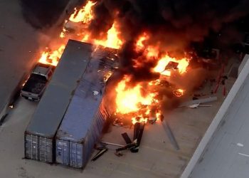Los Angeles Helicopter Crash Leaves 1 Dead Near Fatal Bus Collision