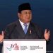President Prabowo’s speech as the Main Guest of Honor at the 11th EEF in Vladivostok. Photo: Screenshot from the Presidential Secretariat YouTube channel.