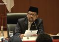The head of the Government Communications Agency, M Qodari, explained the reasons behind Suahasil Nazara’s appointment as Finance Minister, replacing Purbaya Yudhi Sadewa. (Screenshot from the Ministry of Finance’s YouTube channel.)