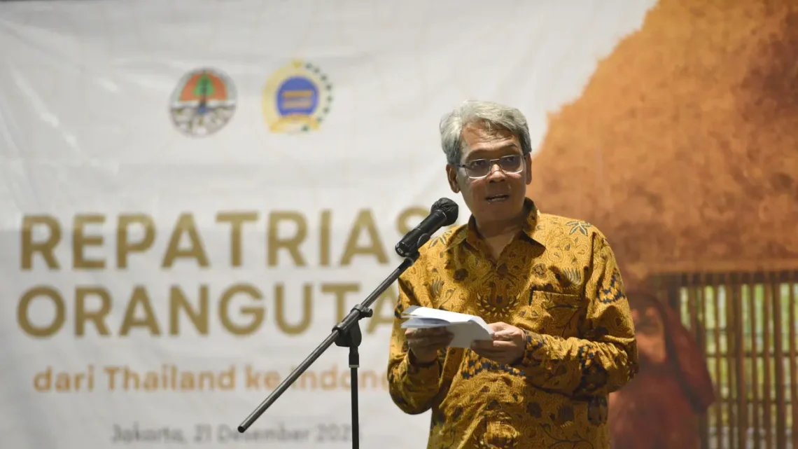 Director General of Natural Resources and Ecosystem Conservation at the Ministry of Forestry, Satyawan Pudyatmoko (Photo: Ministry of Environment and Forestry Public Relations Bureau)