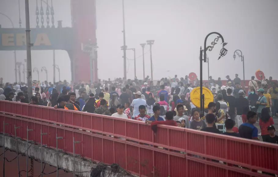 Palembang Haze Worsens Again, Residents Report Breathing Difficulties