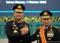 Listyo Sigit Hands Over Tribrata Banner to New Police Chief Suyudi