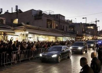 Netanyahu’s Motorcade Hit by Glass Bottle During 77th Birthday Visit to Jerusalem Market