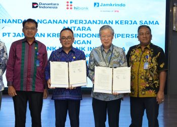 Jamkrindo Partners With Hibank, Targets Rp500 Billion in Digital Credit Guarantees