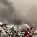 Wildfire Burns 15.5 Hectares at Supit Urang Landfill in Malang
