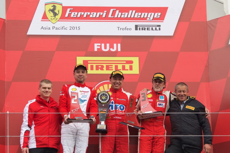 Ferrari Challenge Trofeo Pirelli Asia Pasific 2015 Fuji speedway Indonesia Renaldi Hutasoit Jakarta Ban 5