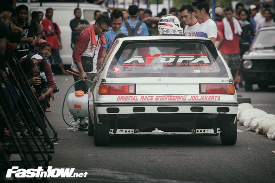 jdrc jogja drag race honda balapan lurus 3 201m start finish indonesia