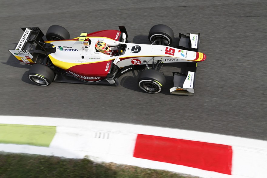 2015 GP2 Series Round 8. Autodromo di Monza, Italy. Friday 4 September 2015. Rio Haryanto (INA, Campos Racing)  Photo: Sam Bloxham/GP2 Series Media Service. ref: Digital Image _SBL0967